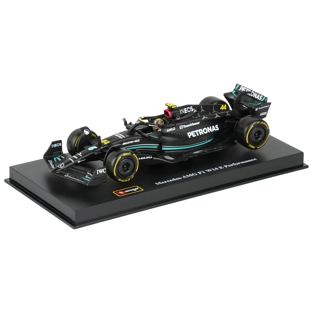 W14 Mercedes AMG Petronas F1 Team 2023 BOX 1:24 Scale Cars