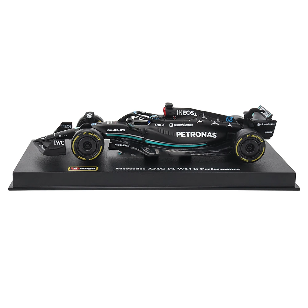 W14 Mercedes AMG Petronas F1 Team 2023 BOX 1:24 Scale Cars