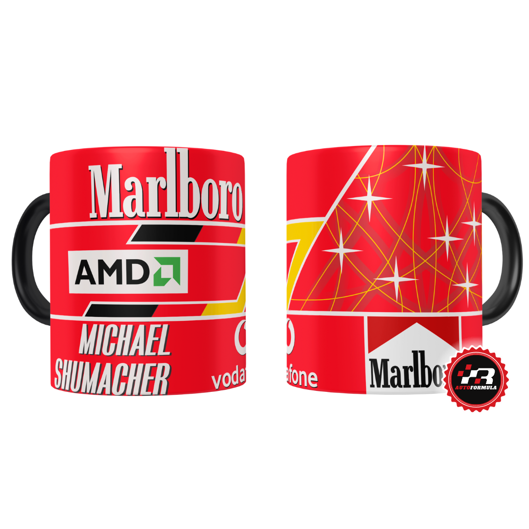 Michael Schumacher F1 2005 Scuderia Ferrari Helmet Mug