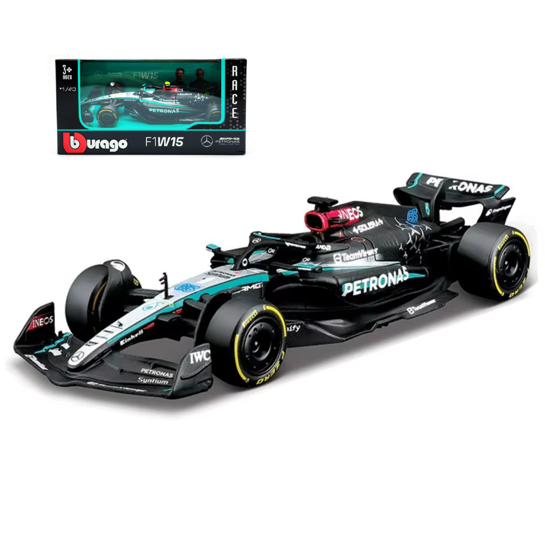 W15 Mercedes F1 2024 1:43 - George Russell 63 Scale Car