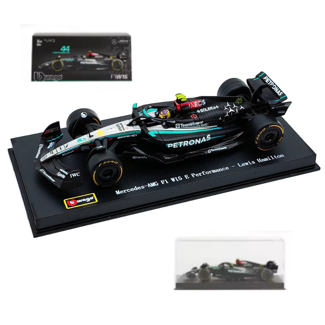 W15 Mercedes F1 2024 1:43 - Lewis Hamilton 44 Scale Car