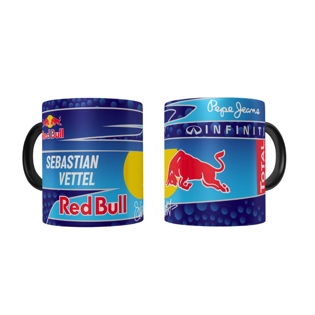 Sebastian Vettel Red Bull Racing 2013 Helmet Mug