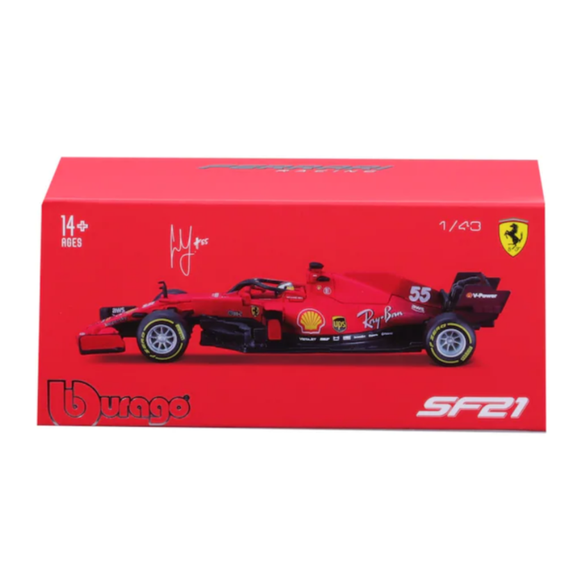 SF21 Scuderia Ferrari 2021 1:43 Scale Cars