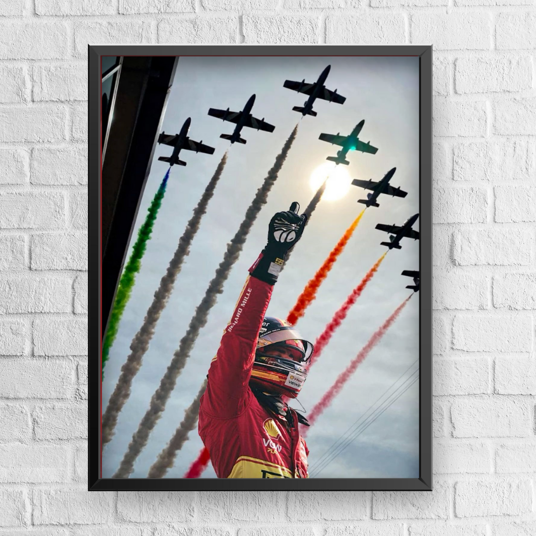 Carlos Sainz Monza 2023 Poster