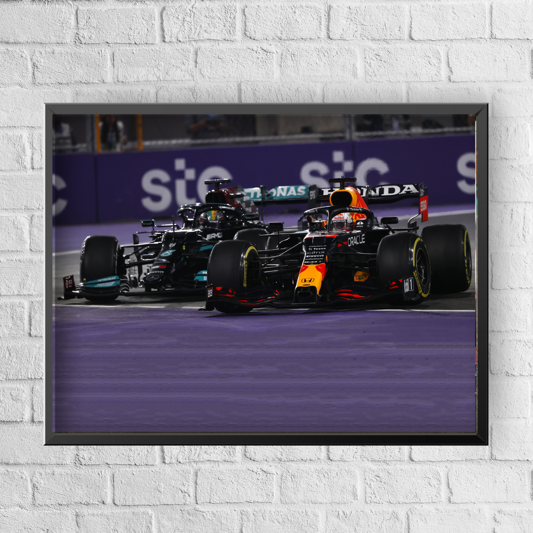 Max Verstappen Final Lap Overtake on Lewis Hamilton Abu Dhabi GP 2021