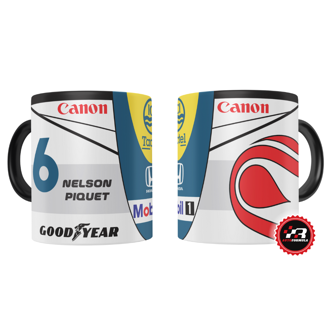 Nelson Piquet Williams Racing Special Edition FW11-B 1987 Mug