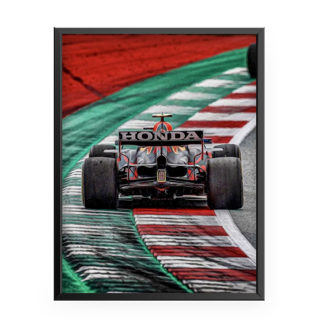 Max Verstappen Red Bull Honda Poster