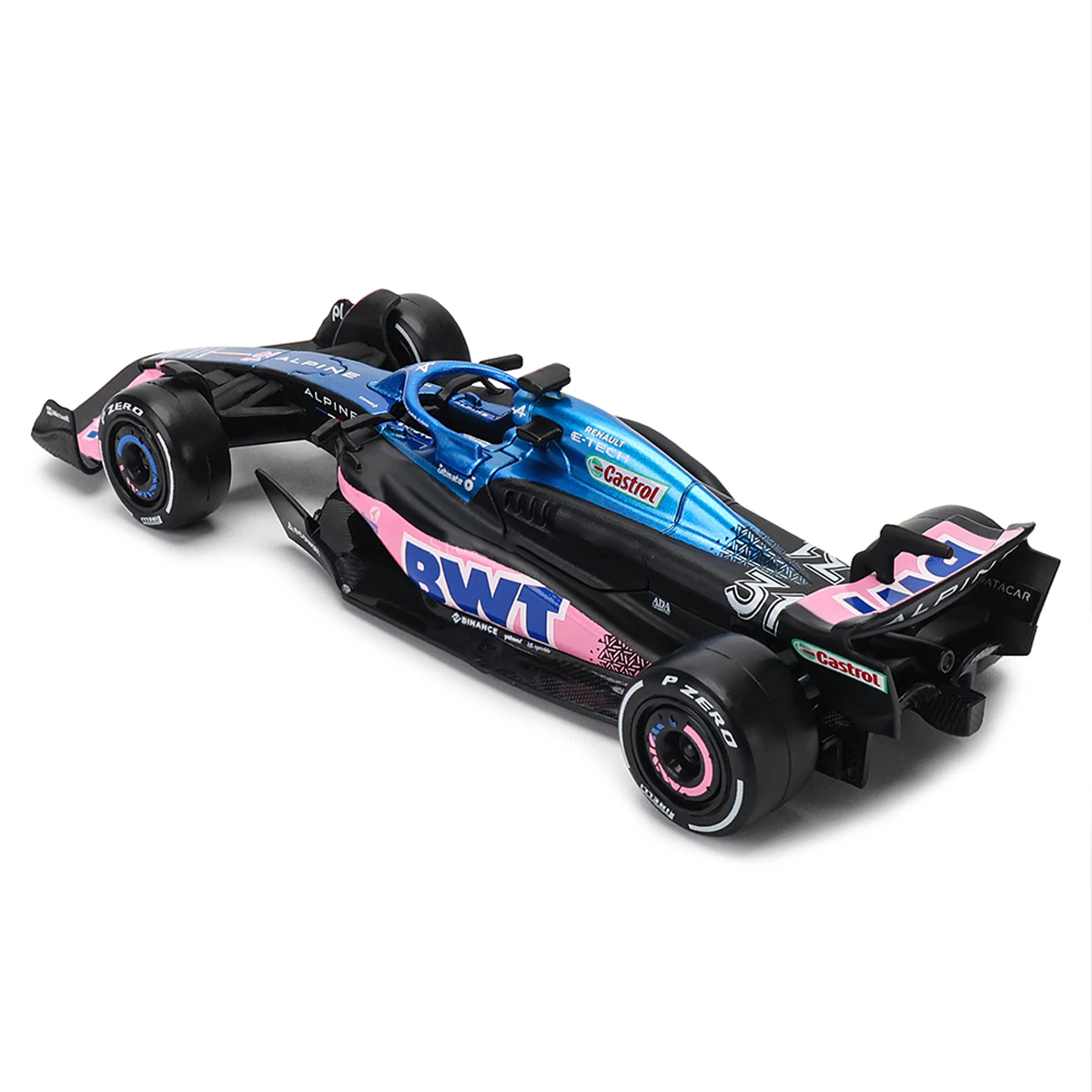 A523 BWT Alpine Formula 1 Team 2023 1:43 Esteban Ocon Scale Car