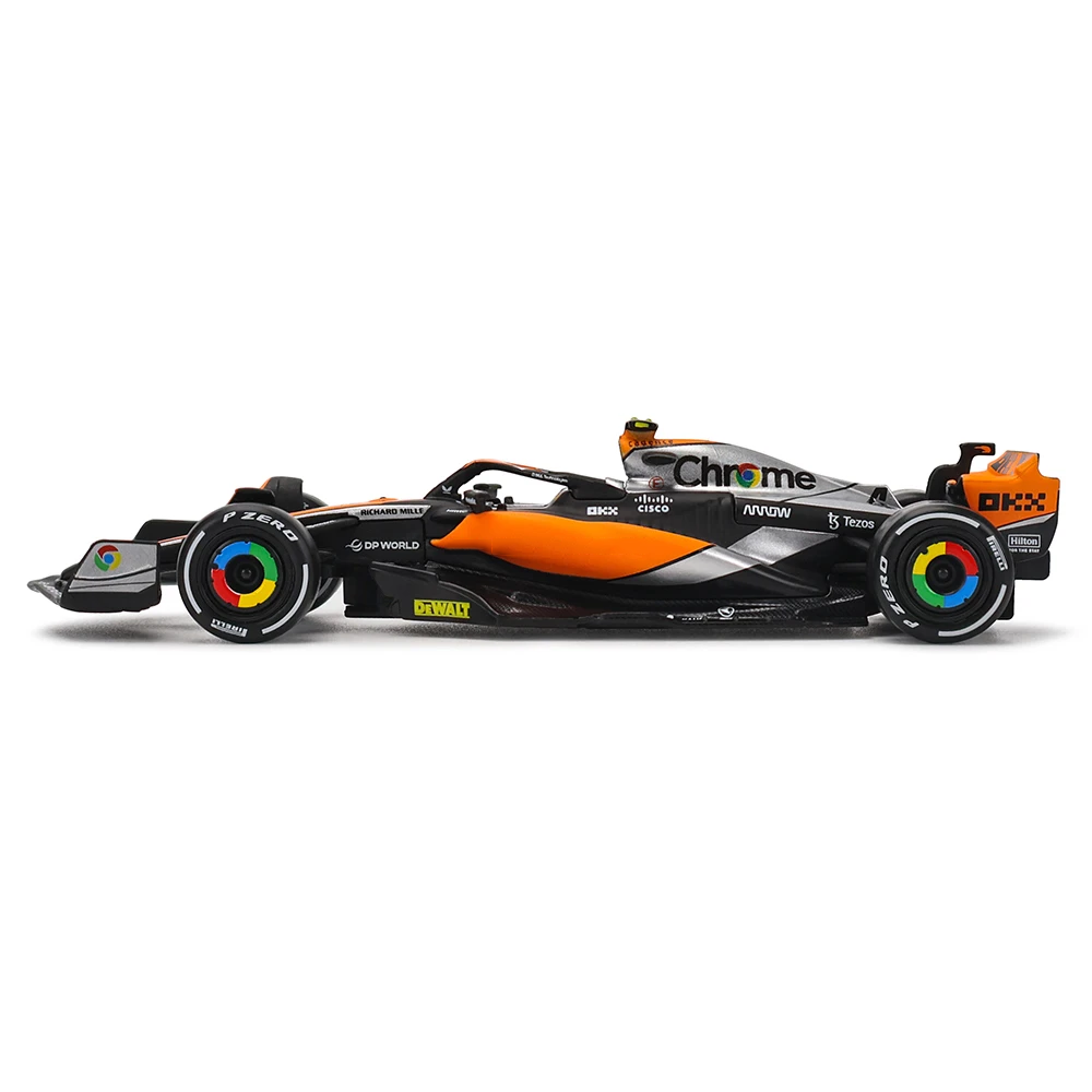 MCL60 McLaren F1 Team Special Edition Silverstone GP 2023 BOX 1:43 Lando Norris Scale Car