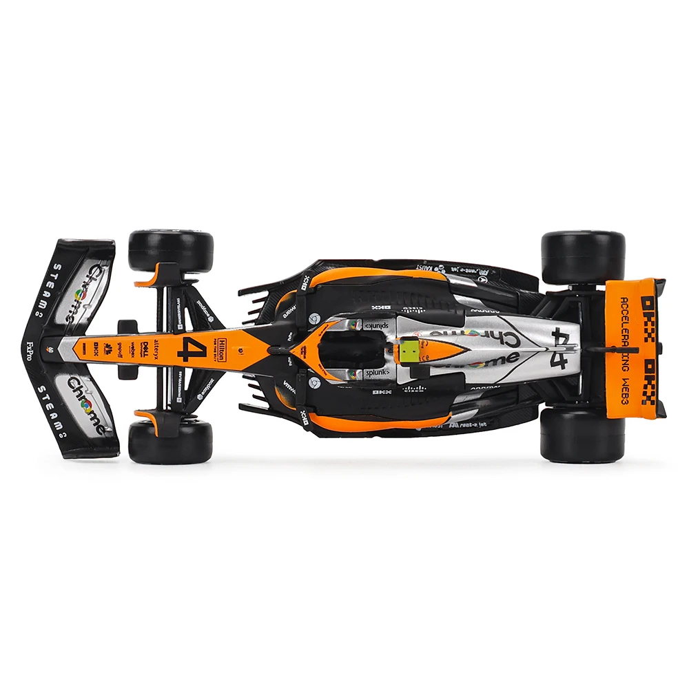 MCL60 McLaren F1 Team Special Edition Silverstone GP 2023 BOX 1:43 Lando Norris Scale Car
