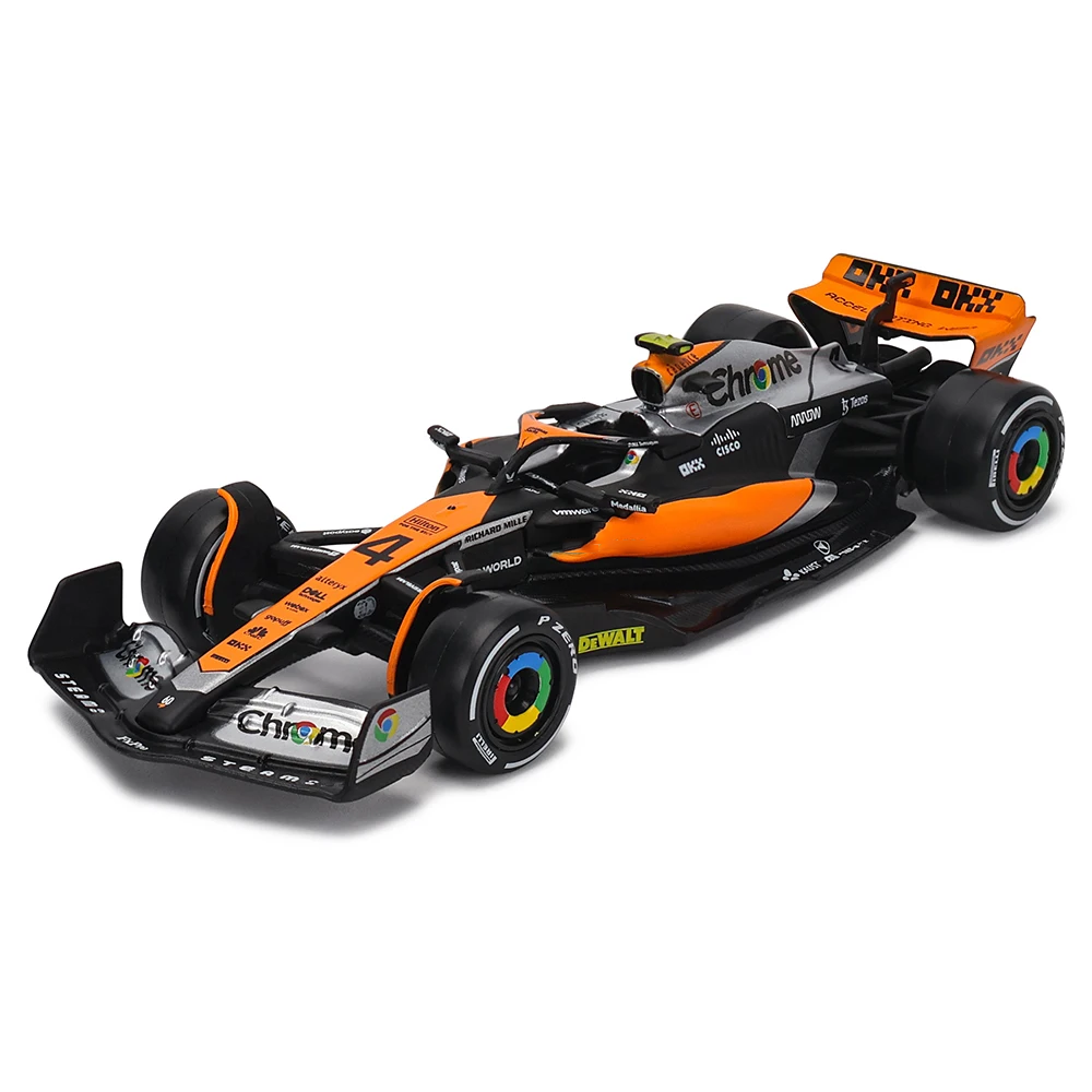 MCL60 McLaren F1 Team Special Edition Silverstone GP 2023 BOX 1:43 Lando Norris Scale Car