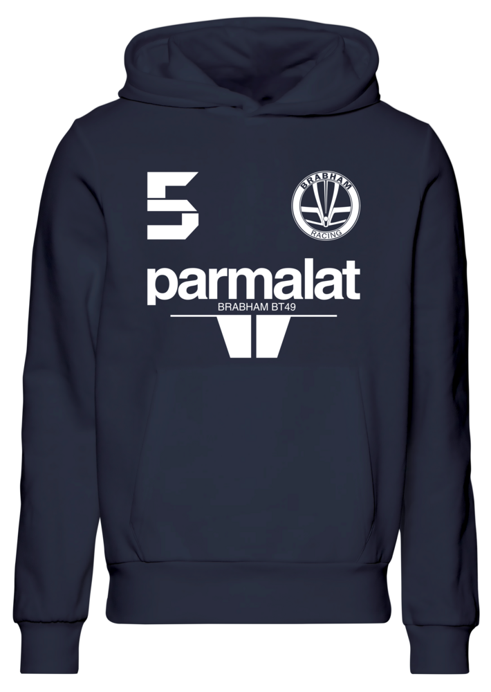 Nelson Piquet 1983 Brabham BMW BT49 Parmalat Hoodie