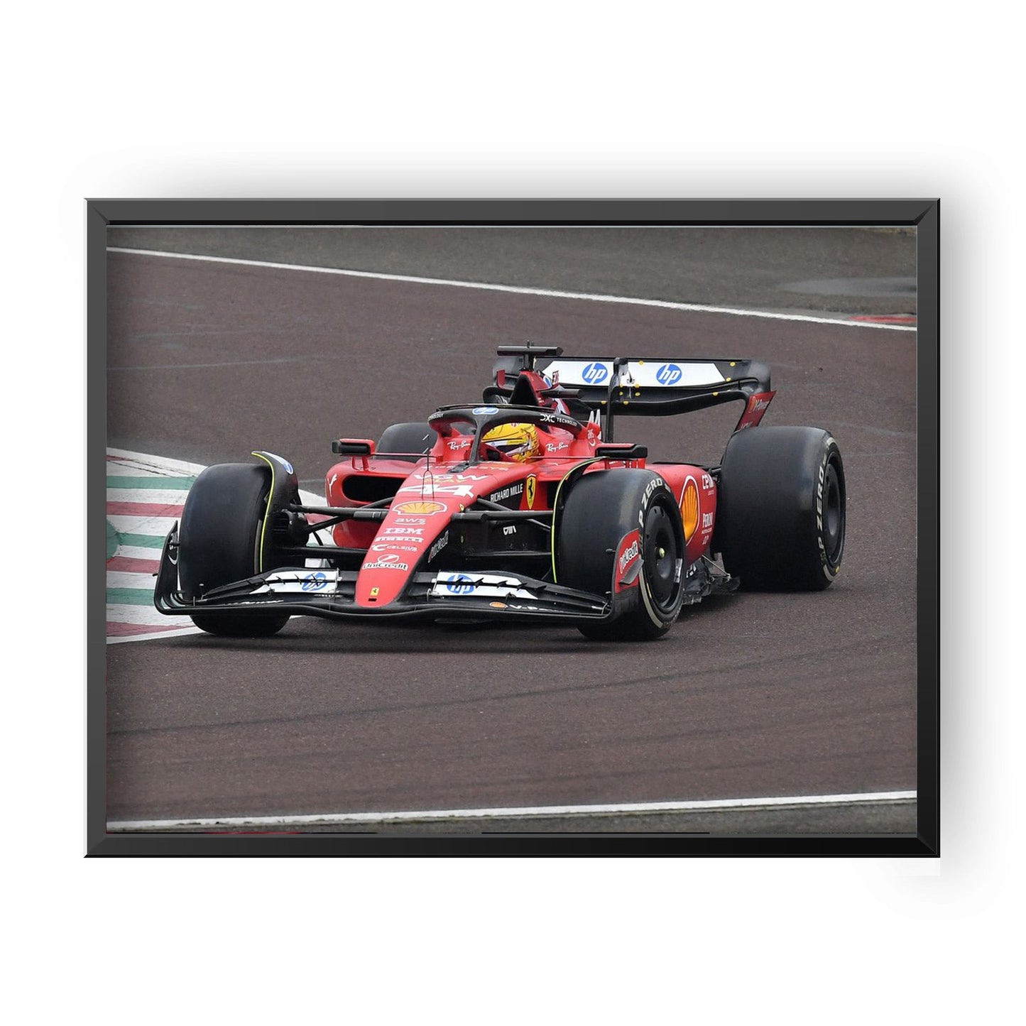 Lewis Hamilton Fiorano Test Poster