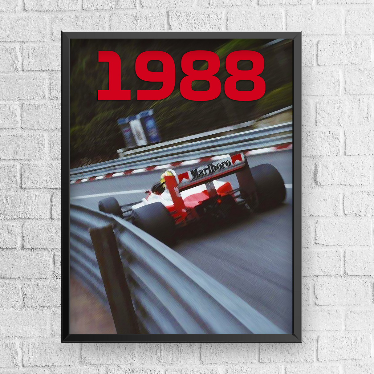 McLaren Marlboro MP4/4 1988 Poster