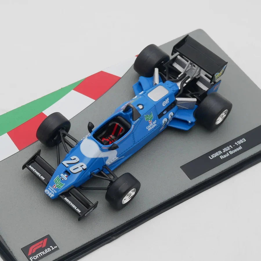 JS21 Ligier 1983 1:43 - Raul Boesel Scale Car