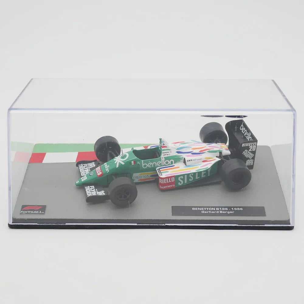 B186 Benetton 1986 1:43 - Gerhard Berger Scale Car