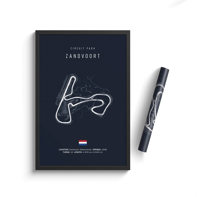 Zandvoort Circuit Poster