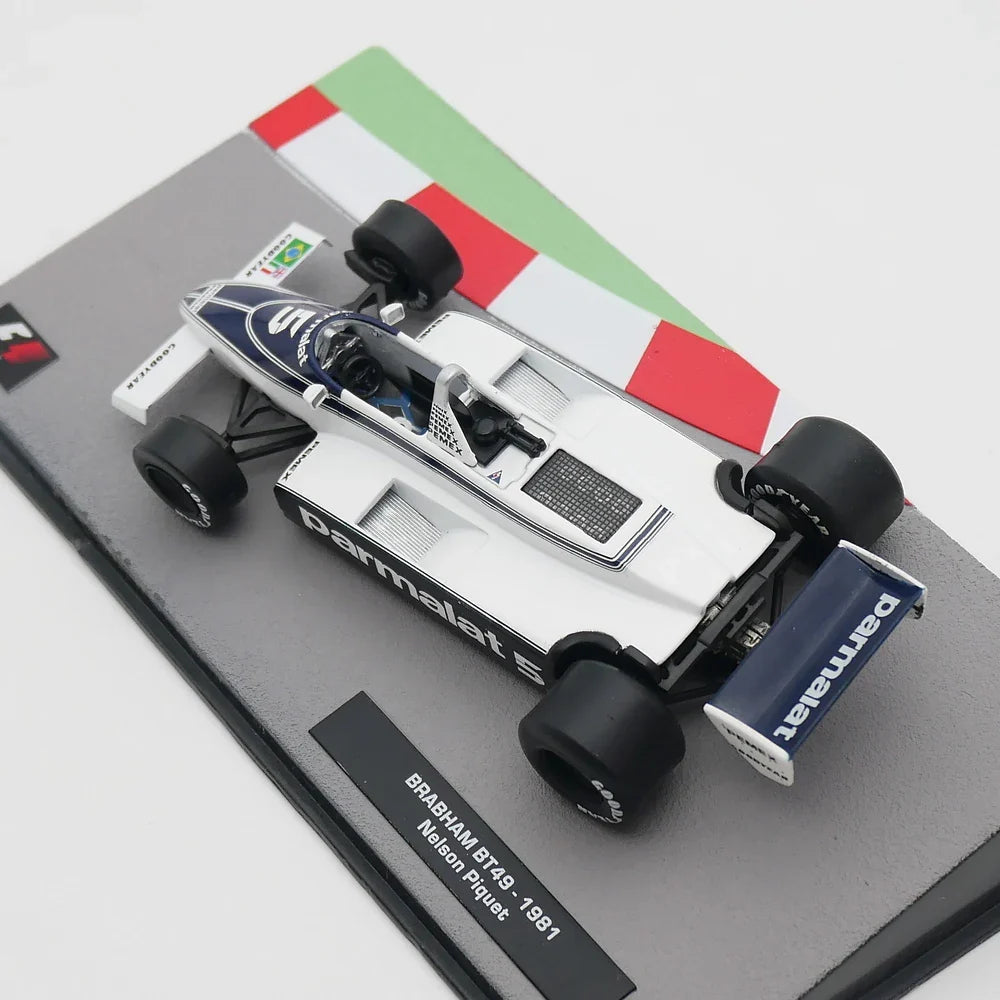 BT49 Brabham 1981 1:43 - Nelson Piquet Scale Car