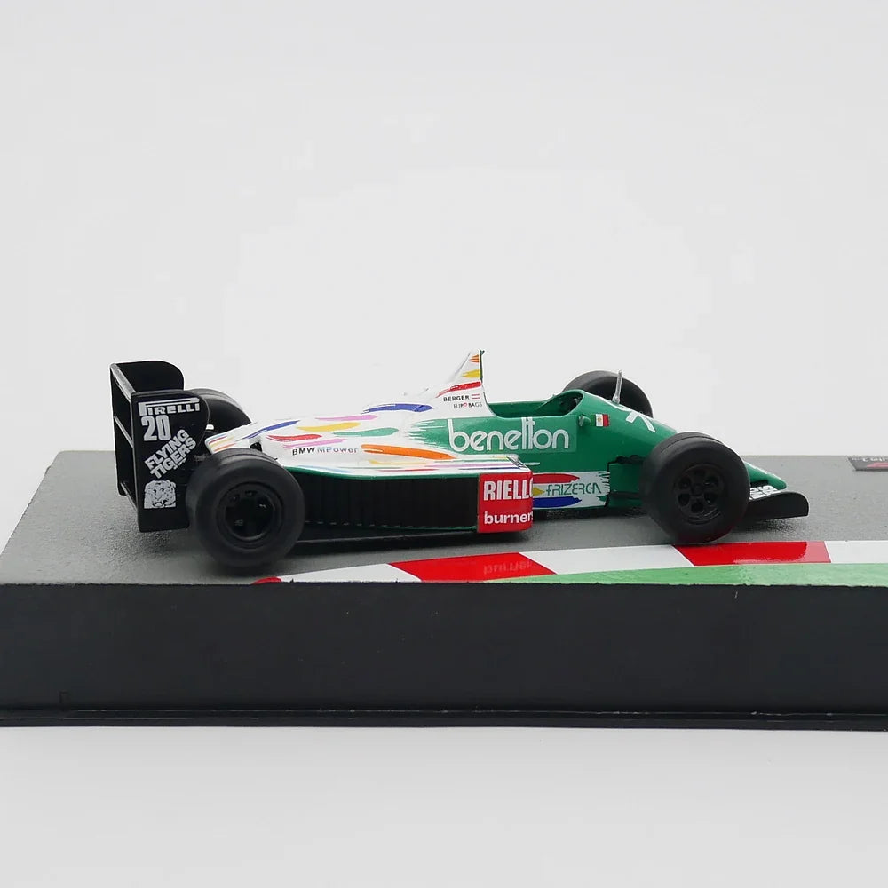 B186 Benetton 1986 1:43 - Gerhard Berger Scale Car