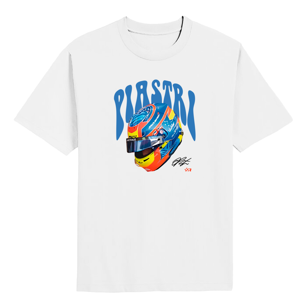 Oscar Piastri 2025 Helmet T-shirt