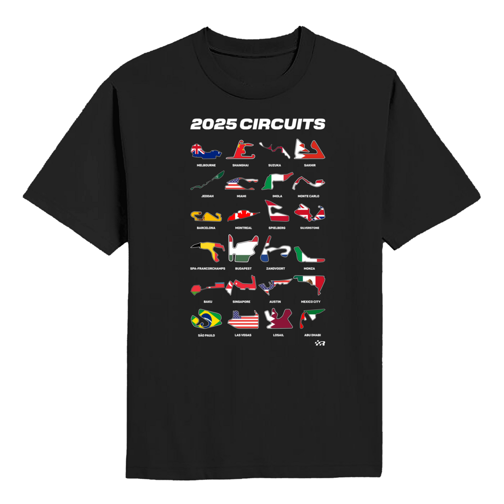 2025 F1 Circuits T-shirt