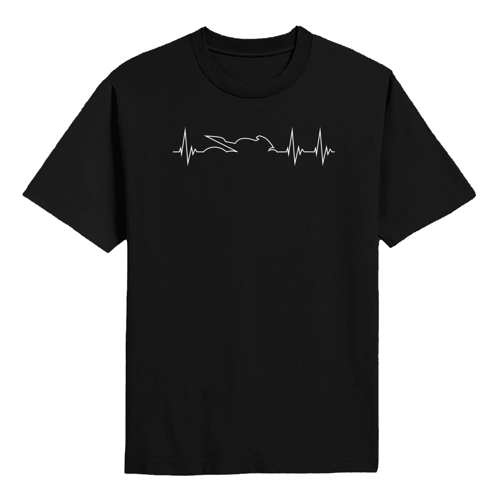 Moto Racing Heartbeat T-shirt