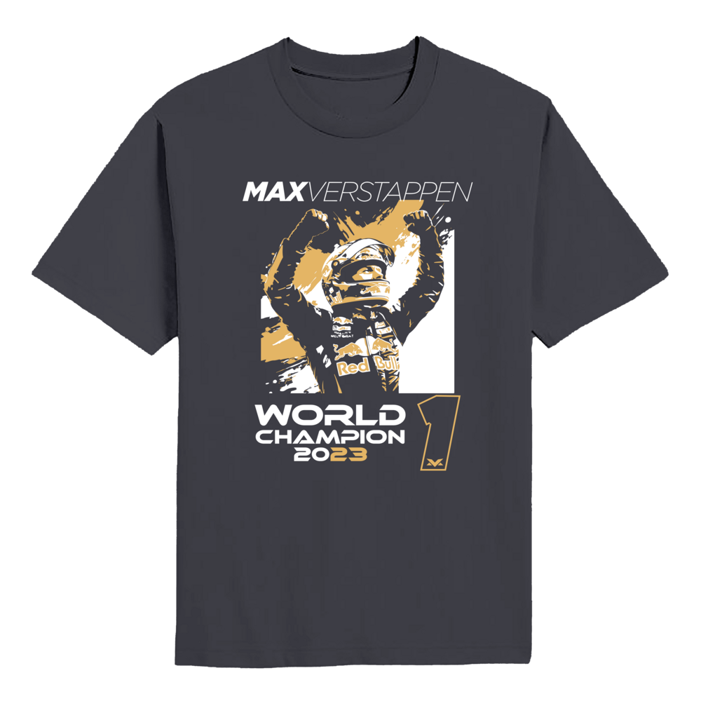 Max Verstappen Tree-Times World Champion 2023 T-shirt