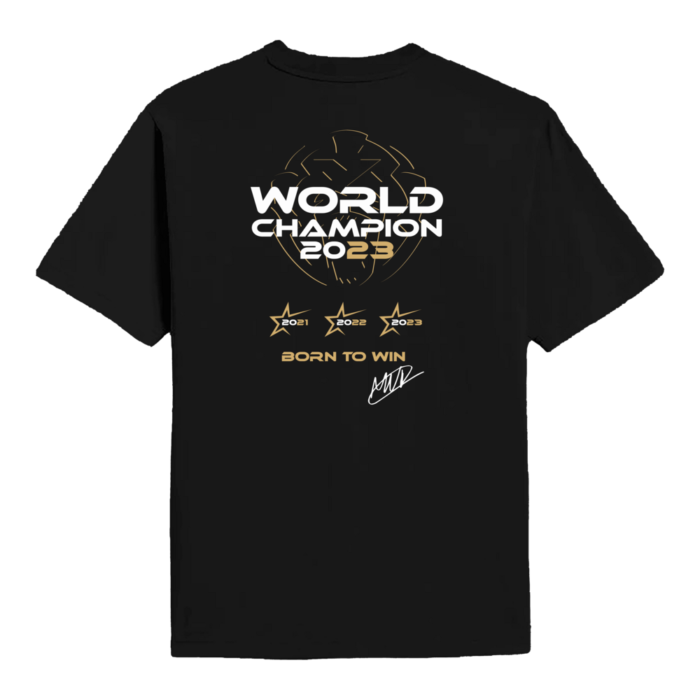 Max Verstappen Tree-Times World Champion 2023 T-shirt