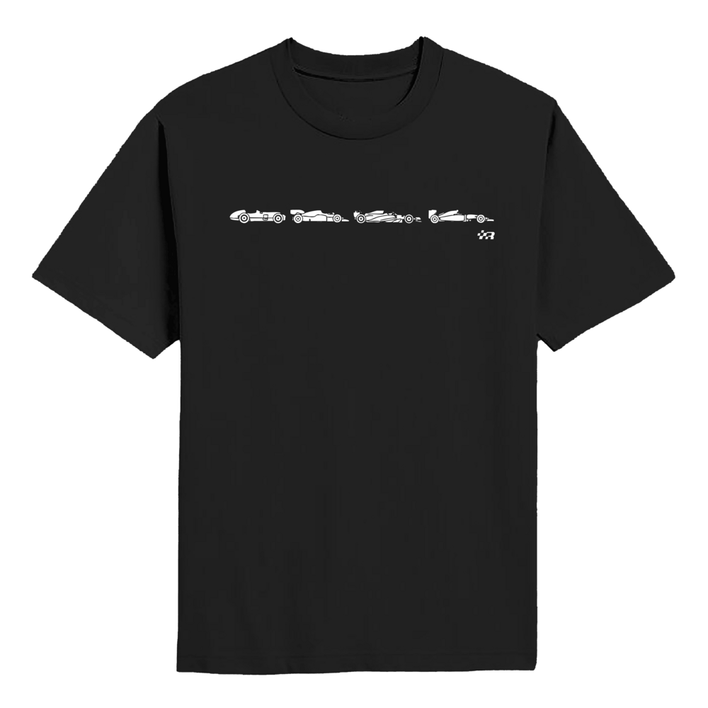F1 Car Evolution T-shirt
