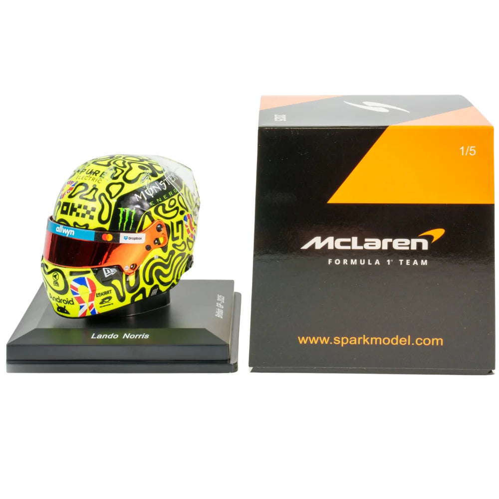 Spark 1:5 Lando Norris British GP 2025 Helmet