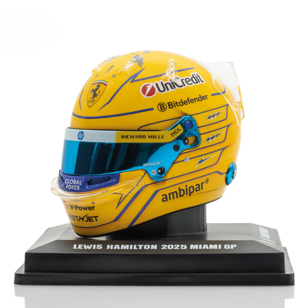 1:5 Lewis Hamilton Miami GP 2025 Helmet