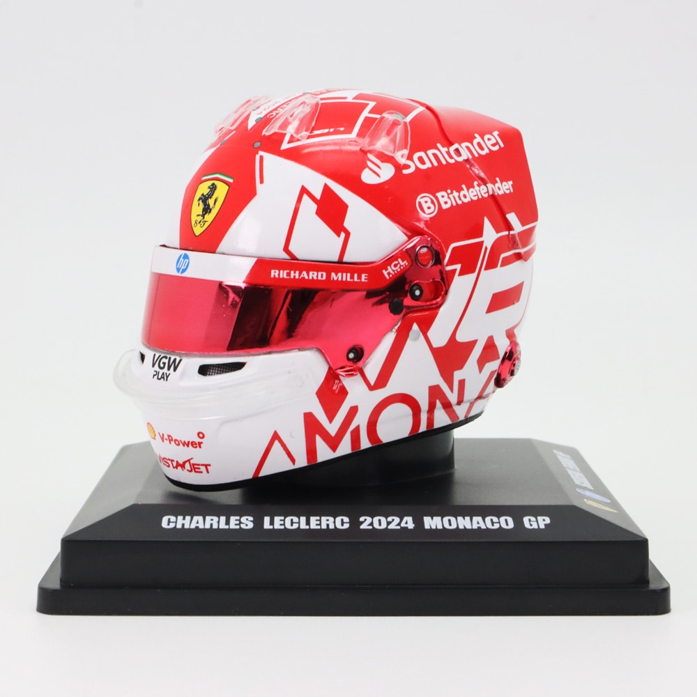Charles Leclerc Monaco GP 2024 1:5 Scale Helmet
