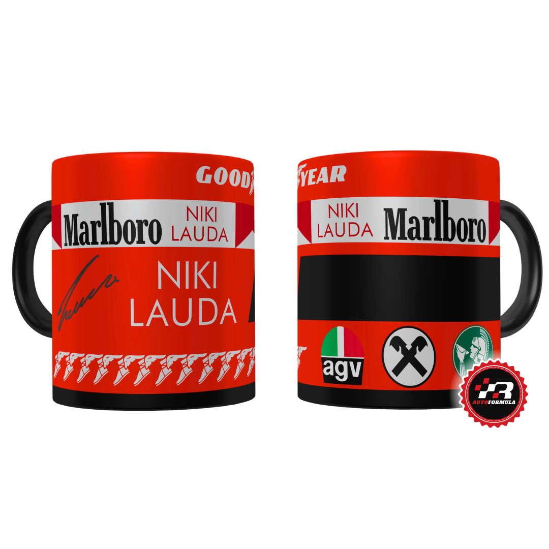 Niki Lauda 1975 Helmet Mug