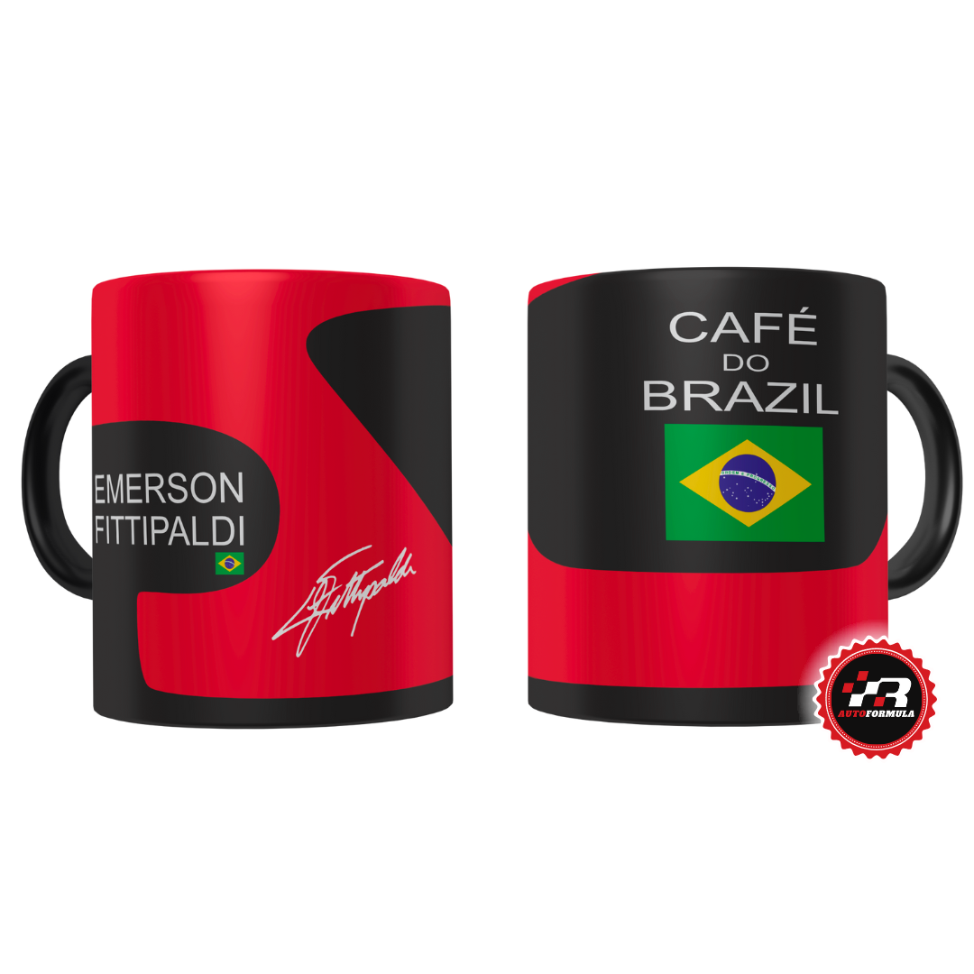 Emerson Fittipaldi Two-time World Champion Helmet Mug