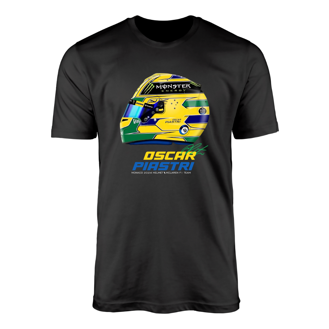 Oscar Piastri Special Edition 2024 Monaco GP Helmet T-shirt