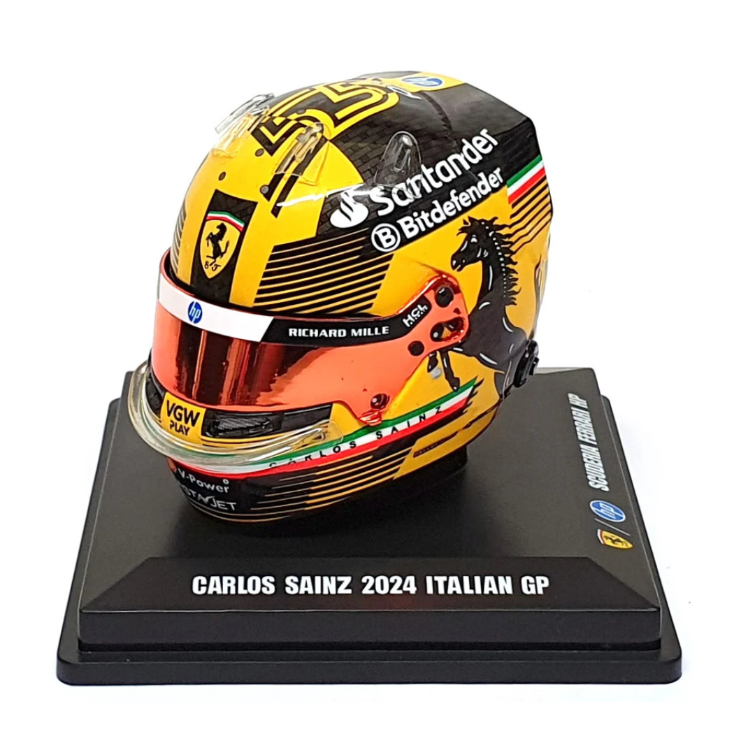 Carlos Sainz Monza GP 2024 1:5 Scale Helmet