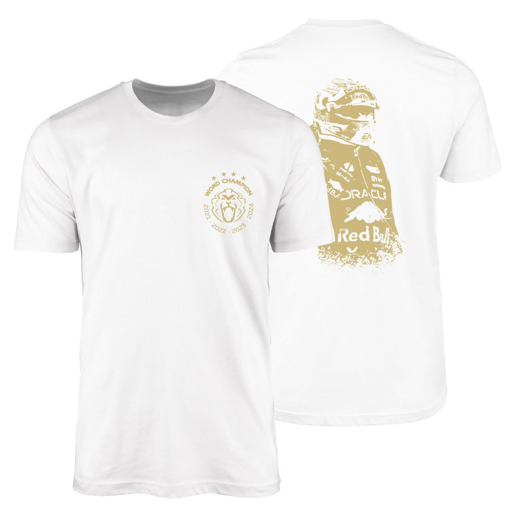 Max Verstappen Four-Time World Champion 2024 T-shirt