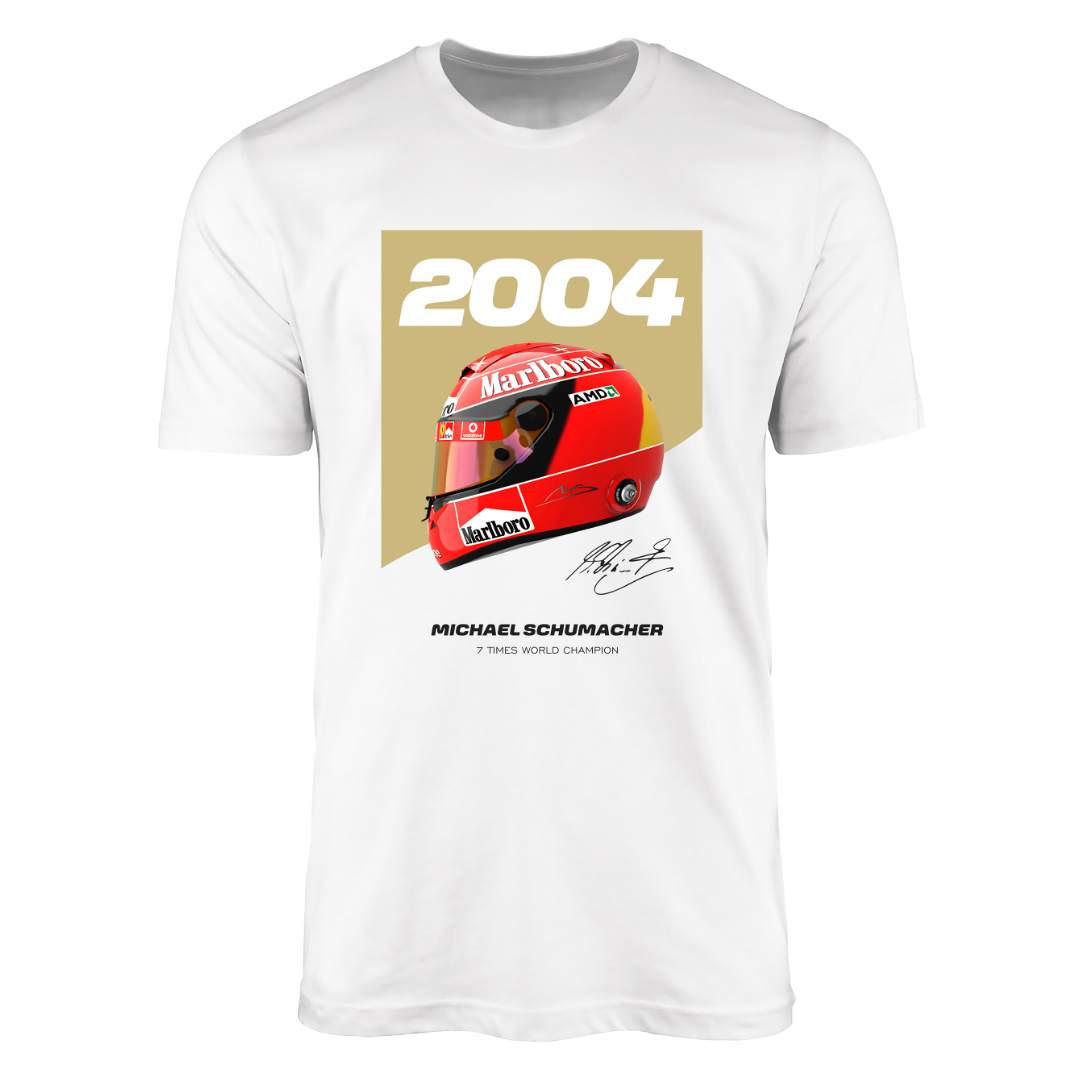 Michael Schumacher 2004 Helmet T-shirt