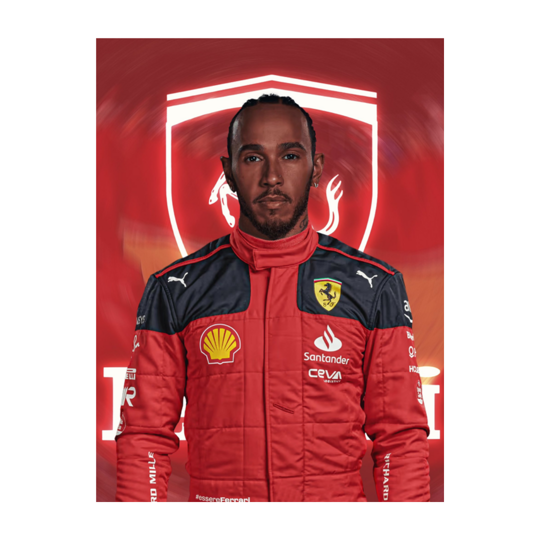 Lewis Hamilton 44 Scuderia Ferrari 2025 Poster