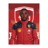 Lewis Hamilton 44 Scuderia Ferrari 2025 Poster