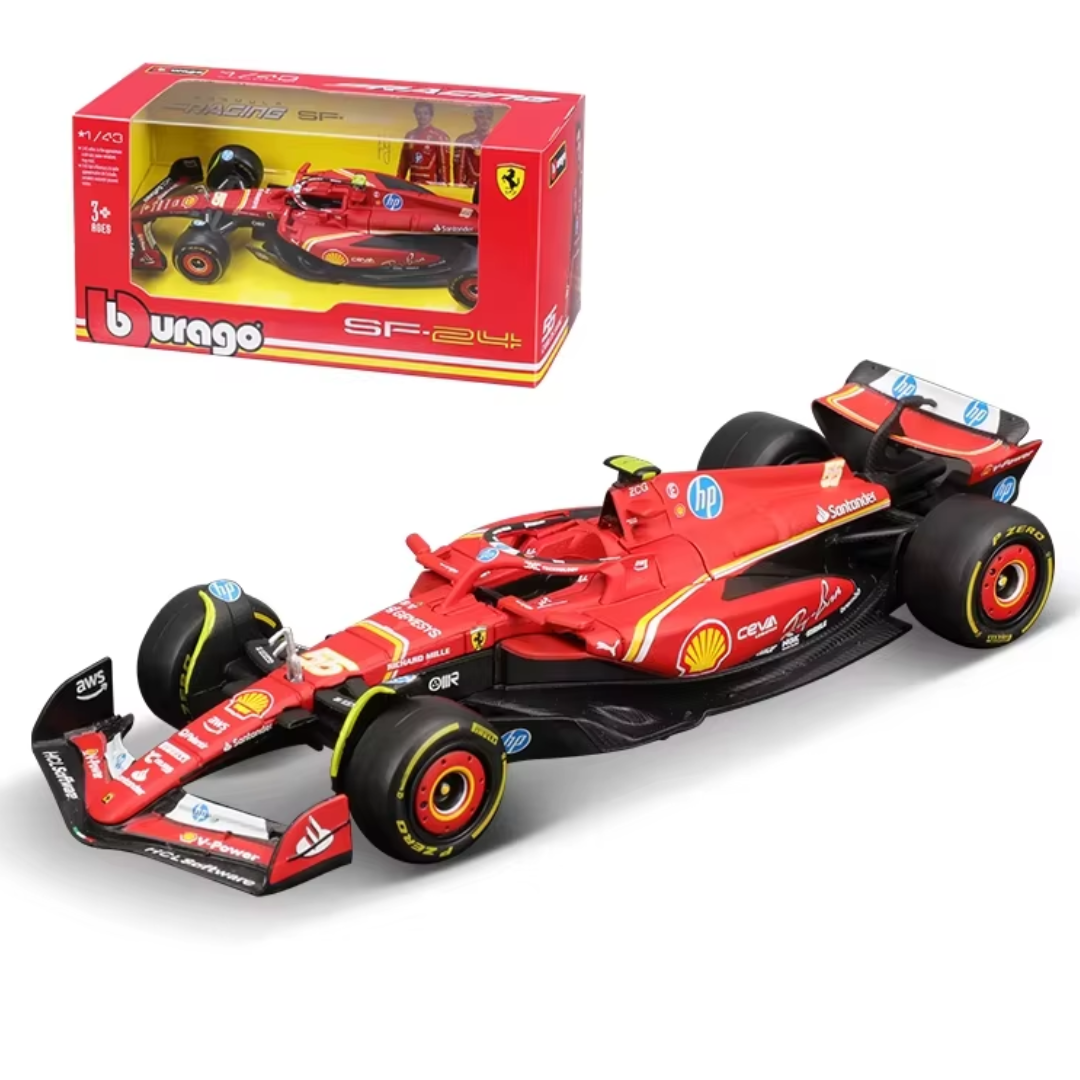 SF24 Scuderia Ferrari F1 2024 1:43 - Carlos Sainz 55 Scale Car