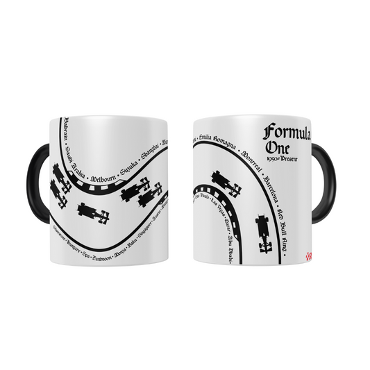 Formula One 1950 and Present Mug
