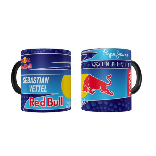 Sebastian Vettel Red Bull Racing 2013 Helmet Mug