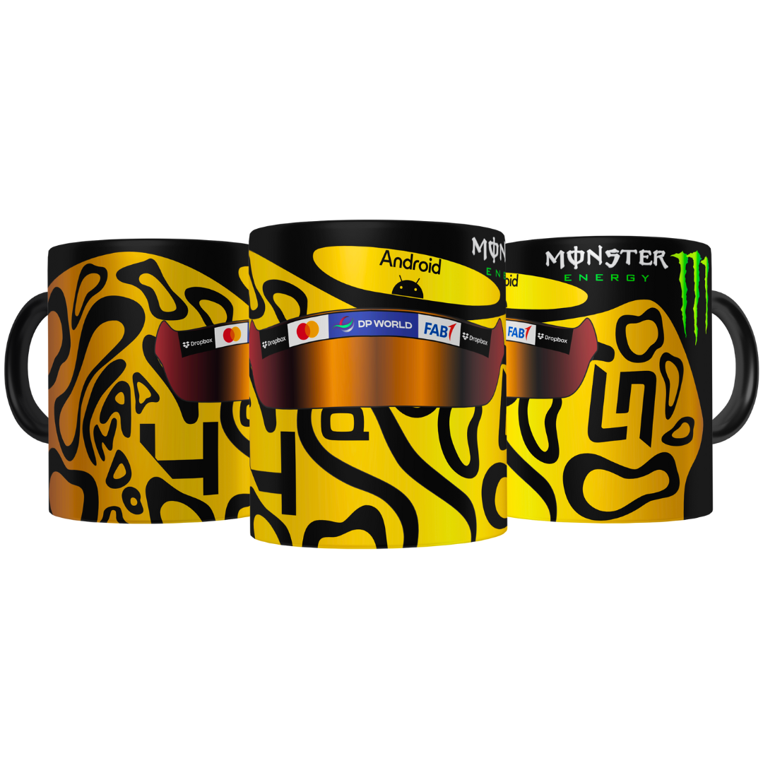 Lando Norris 2025 World Champion Helmet Mug