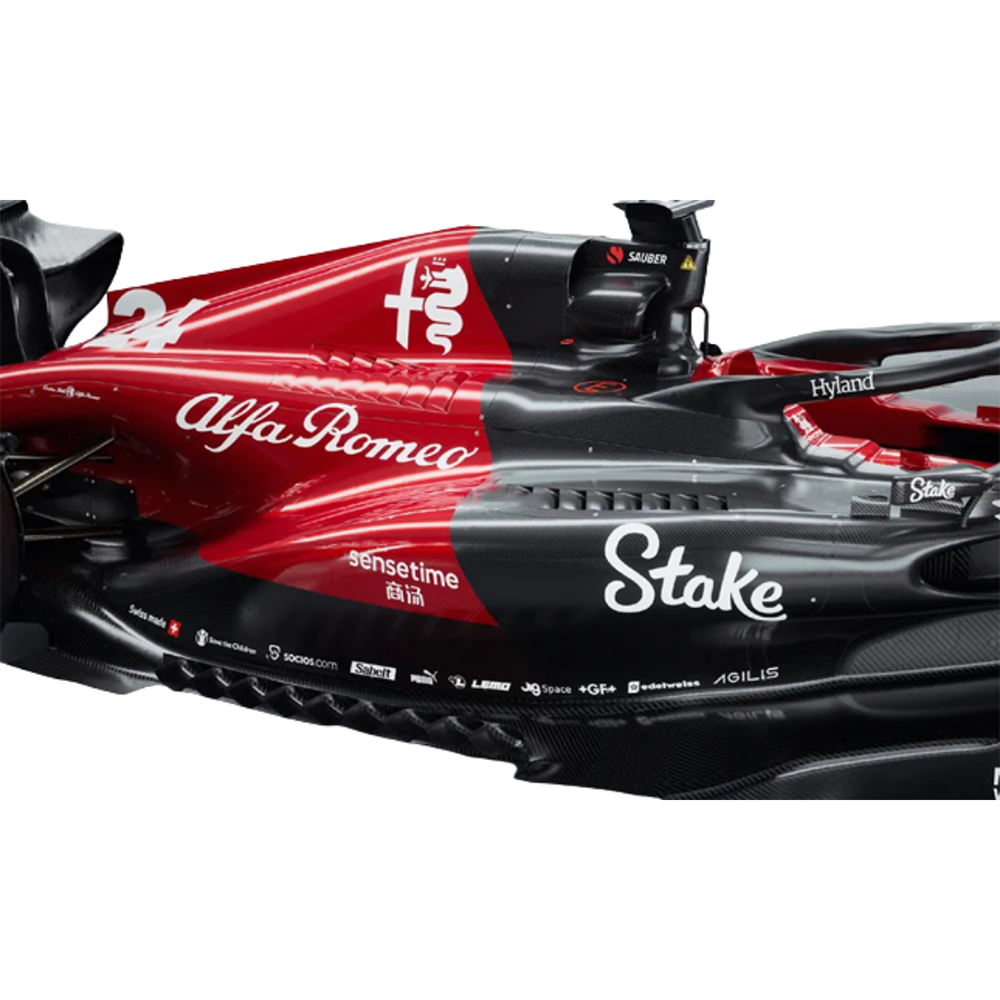 C43 Alfa Romeo Sauber F1 Team Stake 2023 1:43 Zhou Guanyu Scale Car