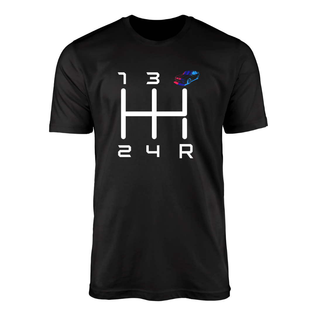 BMW E30 M3 Rally 5 Gears T-shirt