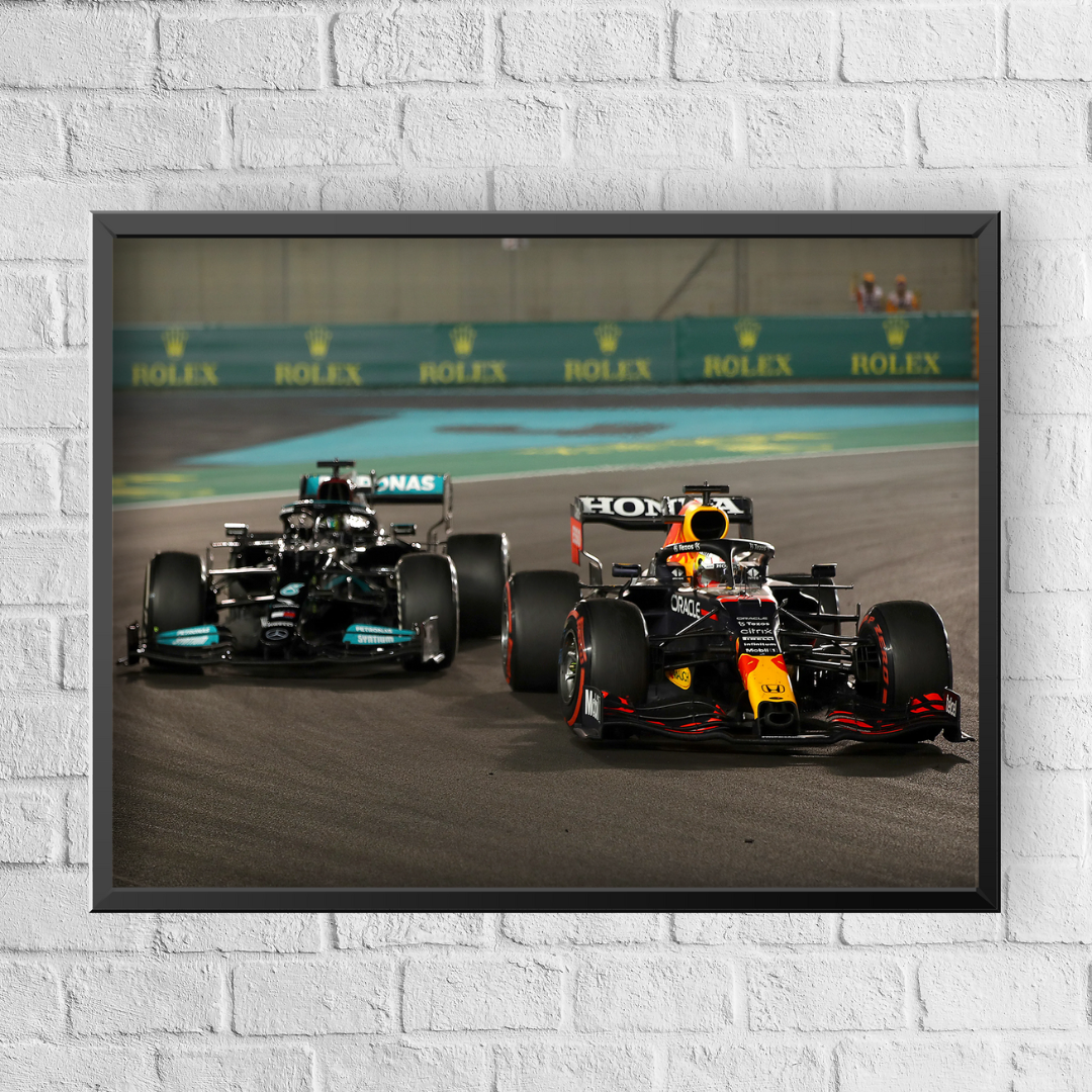 Max Verstappen Final Lap Overtake on Lewis Hamilton Abu Dhabi GP 2021