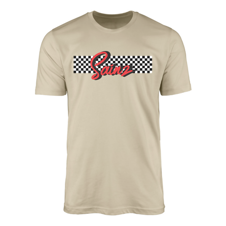 Carlos Sainz 55 Race Flag T-shirt
