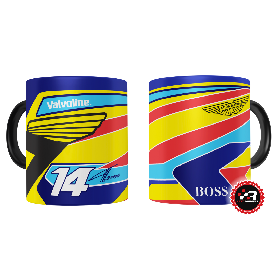 Fernando Alonso 2024 F1 Helmet Mug