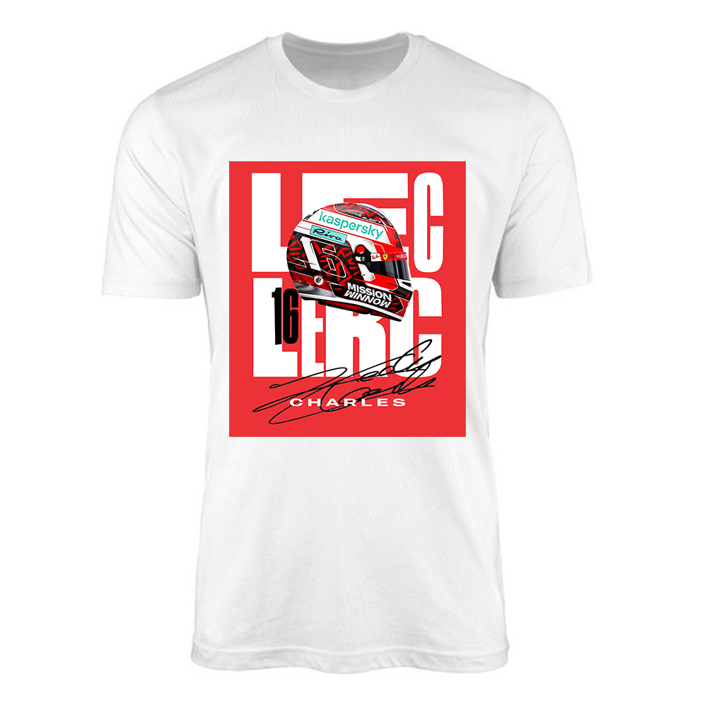 Charles Leclerc 16 2021 Helmet T-shirt